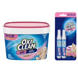 OxiClean Baby Stain Soaker, 3 lb + 2-Pack OxiClean Baby Laundry Stain Remover Pens