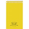 National Memo Book, Narrow Ruling, Top-Bound, Assorted Colors, 3" x