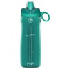 Pogo BPA-Free Tritan Plastic Water Bottle with Soft Straw Lid,