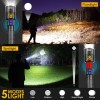 Garberiel 9900000Lumen Super Bright XHP120 LED Flashlight Rechargeable High Powerful