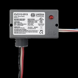 Functional Devices CLC212 Enclosed Light Controller Relay 10A SPST 120-277V