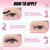 Fyonas Wispy Lash Clusters Eyelash Clusters Natural Look Cluster Eyelash