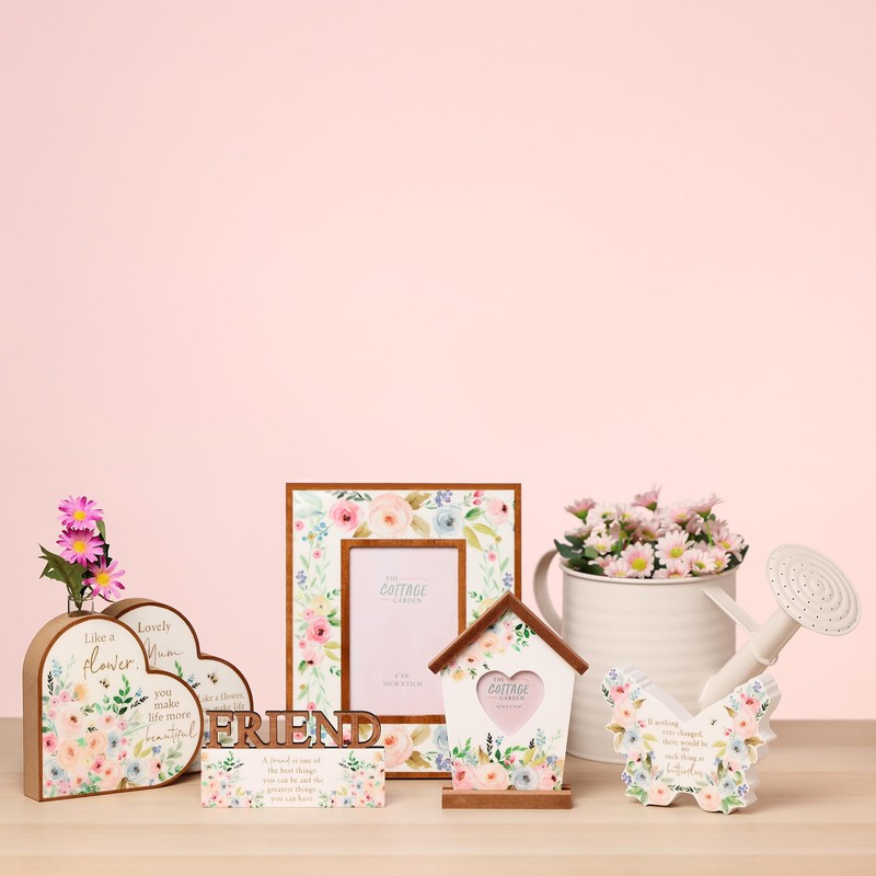 The Cottage Garden - Layered Floral Photo Frame - 4″
