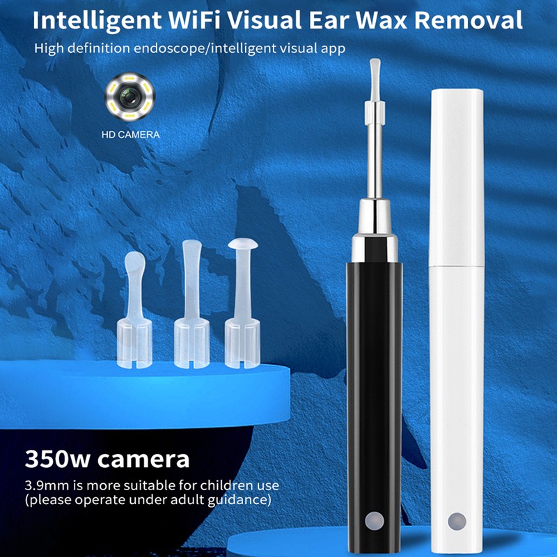 Wireless WiFi Ear Wax Removal Ear Wax Endoscope with 3.9mm