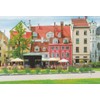 Pretty Café, Riga, Latvia 650 Piece Puzzle