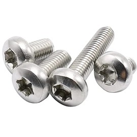 MonsterBolts - M6 x 8mm 6 Lobe Pan Head, ISO 14583, Stainless Steel, 25 Pack