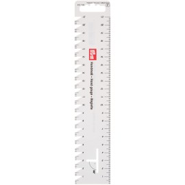 Prym 610728 Hand Sewing Gauge, 8.3 x 1.8 inches (210 x 45 mm), 1 Piece, White