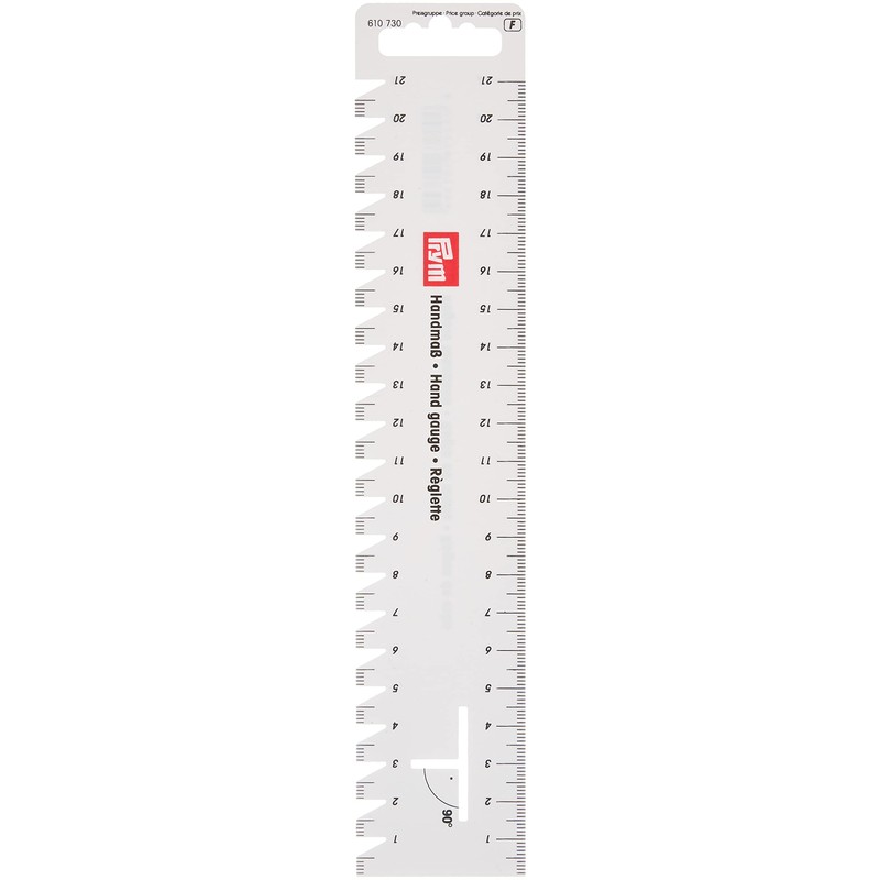 Prym 610728 Hand Sewing Gauge, 8.3 x 1.8 inches (210