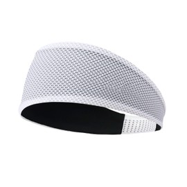 Men's Headband, Frame Width 3.1 inches (8 cm), Sports Headband, Sweatband, Bandana, Hair Turban, Face Washing, Hair Clip, Baseball, Football, Mesh Fabric, Breathable, Unisex, Headbands, 2 Colors