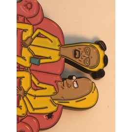 Beavis and Butthead Breaking bad Mashup Couch Hat Pin Lapel Brooch