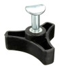 DENPETEC Triangle Knob Handle,Wing Nut and Bolt Power Equipment, Bolt