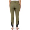 HORZE Womens High Waist Full Seat Breeches with Crystals -