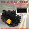 Qagea Front Right Passenger Side Door Latch Lock Actuator Compatible