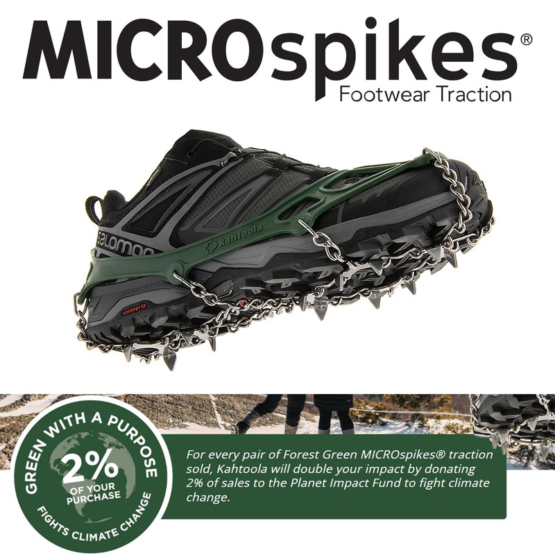 Kahtoola MICROspikes Footwear Traction for Winter Trail Hiking & Ice