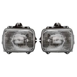 For Toyota Tacoma 1995 1996 Headlight Assembly Driver and Passenger Side | Pair | TO2500113 | TO2501117 | 81150-89155 | 81110-89155