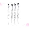 GRIRIW 4pcs Stainless Steel Crab Fork Spoon Set Seafood Tools