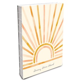 Studio Oh! Medium Deconstructed Journal 6.5" x 8.62", Back to School Supplies & College Essentials, Aesthetic Notebook for School, 192 Lined Pages, 100 GSM Paper Weight, Lay Flat Binding, Sunny Skies