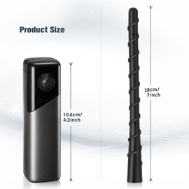 PAIRIER Car Antenna Roof Car Radio Antenna 18cm Car Antenna FM DAB Car Antenna Roof Antenna for Optimal AM/FM Reception with M4, M5, M6 Super Compatibility