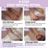 50Sets/Case Professional Deluxe Foot Spa Products 4 in 1 Pedicure
