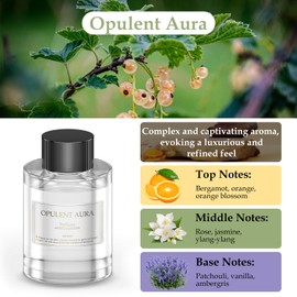 80ml Car Air Freshener Essential Oil, RoyAroma Smart Car Air Fresheners Dedicated Perfume Refill, Can be Used for 4~12 Months, Made with Natural Plant Extracts, Long-lasting Fragrance