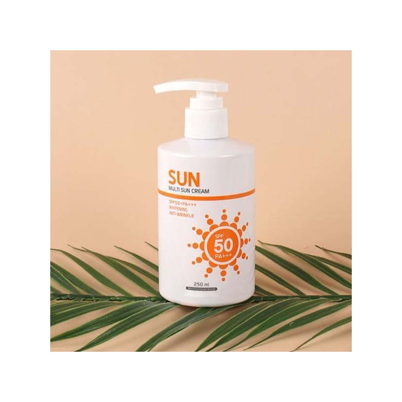 3in1/12Hrs/Long-Lasting/Pump/Sunscreen Cream/250ml