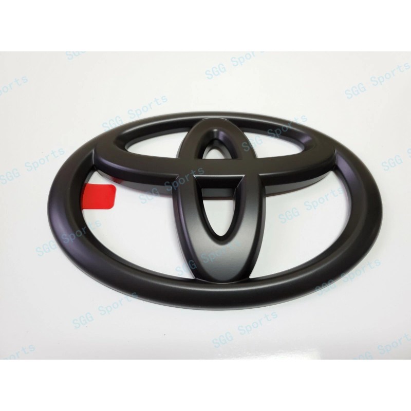 Toyota OEM Matte Black Toyota Logo OVERLAY emblem for Camry