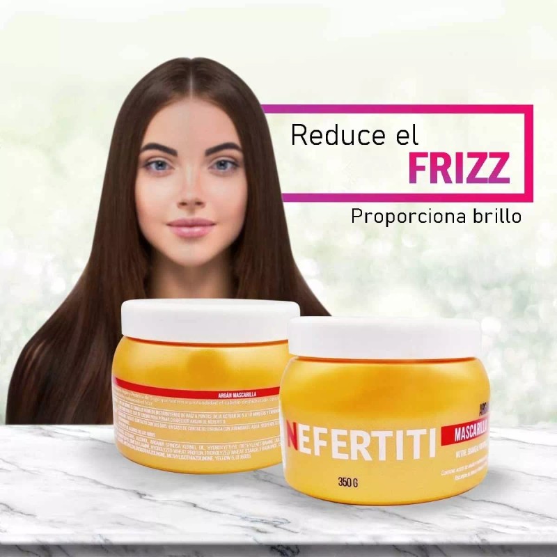 Nefertiti Mascarilla De Argan Hidratante Para Cabello Nefertiti 350g