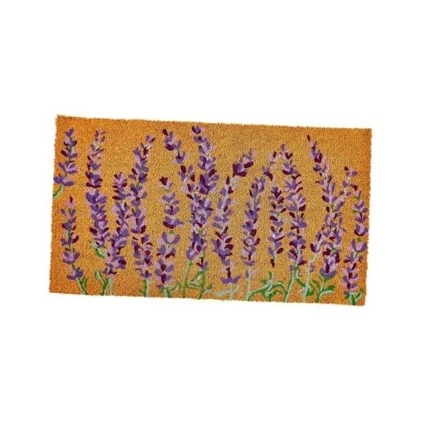 Coco Coir Door Mat with Heavy Duty Backing, Welcome Doormat
