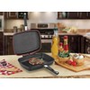 WILMA BLACK Granite Non-Stick Reversible Grill and Griddle Pan (14.2