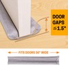 VISEMAN 36 Inch Under Door Stopper-Door Noise Blocker, Double Sided