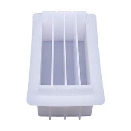 JOONOR Silicone Loaf Soap Mold Dividers 8" Acrylic Partition Clapboard Rectangular White Mould DIY Handmade Swirl Making Tool