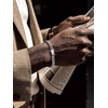 7mm Silver Cuban Link Bracelet, 21cm (8 Inches) Stainless Steel