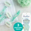 Schick Intuition Afeitadoras Desechables para Mujeres con Piel Sensible, 3