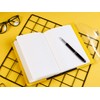 Mazeran Bee Shaped Combination Lock Journal, PU Leather Hard Cover