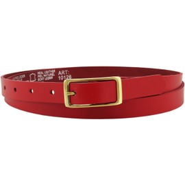 Leather Belt 100% Real Leather Women's Belt Gold Buckle 2 cm Wide Waist Belt Jeans Belt Casual Jeans Slim Business Vascavi Made in Germany -