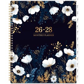2026-2028 Monthly Planner/Calendar - January 2026 - December 2028, 9” × 11”, 3 Year Monthly Planner 2026-2028, 36-Month Calendar with Tabs,Inner Pocket, Twin-wire Binding