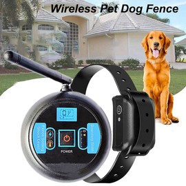 YANCEN Wireless Dog Fence 2024 Upgraded Pet Electric Containment System, Adjustable Control Range, Safe Effective No Randomly Over Correction, Rechargeable Waterproof Dog Collar
