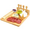 Royalhouse Charcuterie Board And Cheese Knife Set Bamboo Serving Tray