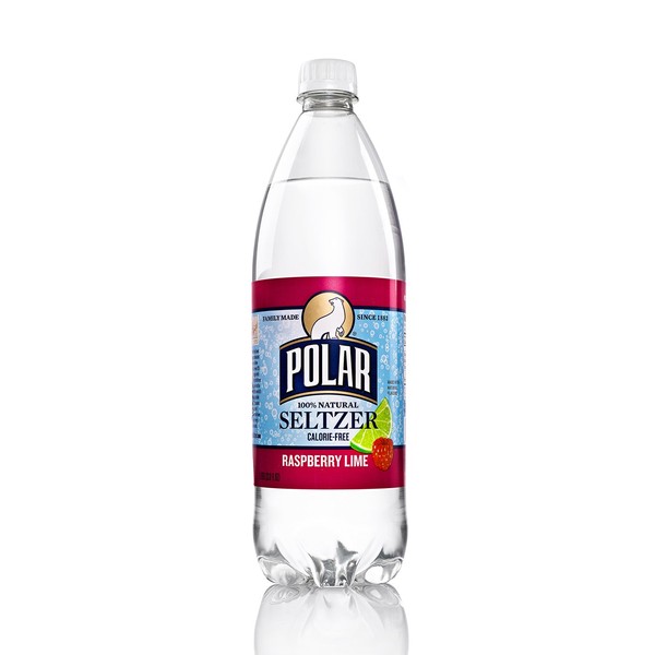 Polar Beverages Seltzer Raspberry Lime, 33.8 Fluid Ounce (Pack of 12)