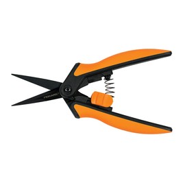 Fiskars Micro-Tip Pruner Non-Stick Blades, Orange/Black (399211-1003)