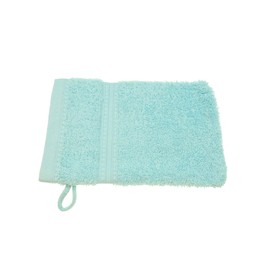 Julie Julsen® Organic Wash Mitt Set, 10 Wash Mitts Available in 32 Colours, Soft and Absorbent, Baby Blue, 15 x 21 cm