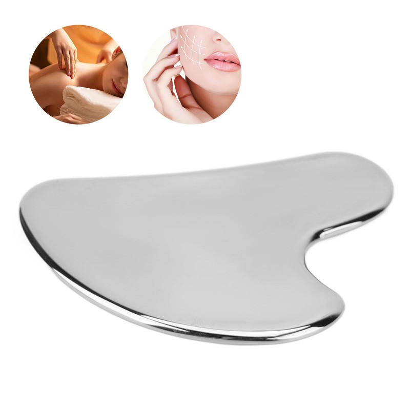 Stainless Steel Gua Sha Ergonomic Stainless Steel Mirror Polish Quick