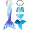 Adjustable Mermaid Swim Fin for Swimming Training Girl,Kids