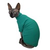 Sphynx Hairless Cats Shirt Breathable Cat Turtleneck Sweater Pullover Kitten