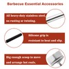 Mydracas Coal Rake Grill Ash Tool,BBQ Charcoal Rake Stainless Steel