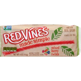 Red Vines, Licorice Twists Mixed Berry, 4 Ounce