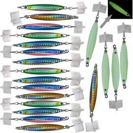 20pcs Mix Colors Set 1.5oz Colt Sniper jigs 42g coltsniper jig with a 3561D-DT MUSTAD 3X Strong Forge High Carbon Steel Treble Hook