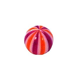 TheMaddHatter Fake/Faux Tongue Ring Suction Cup Hypoallergenic (1 Piece) Green Blue Hexagon (A/5/2/A10)