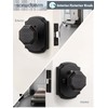 SORWDUERM 2 Pack Oil Rubbed Bronze Door Knobs Interior Privacy