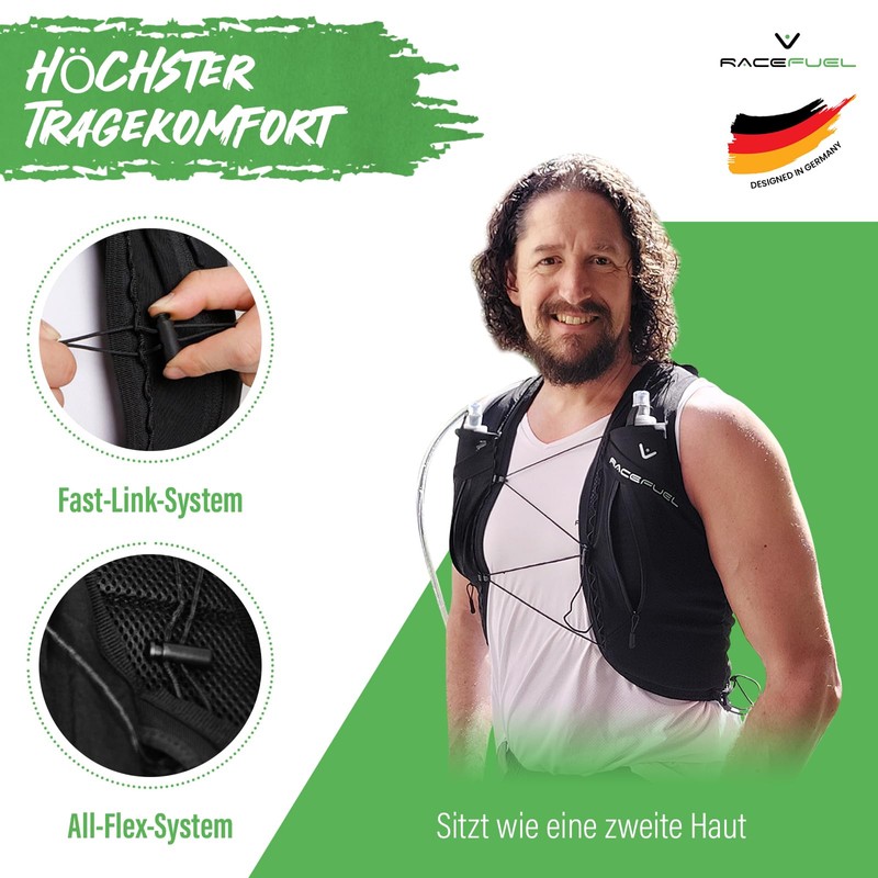 RaceFuel Ultralight Hydration Backpack, Trail Backpack, Hydration Vest, Hydration Pack
